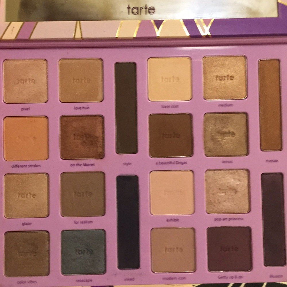Work of Tarte Holiday 2016 Eyeshadow Palette